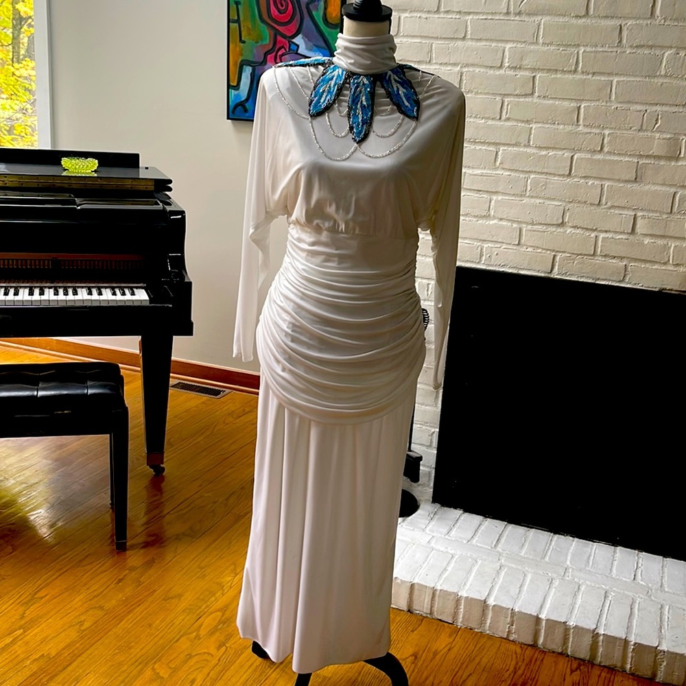 VTG CASADEI ELETRA DRESS | 1980’s LUXURY |Special Occasion Dress | FIRM PRICE
